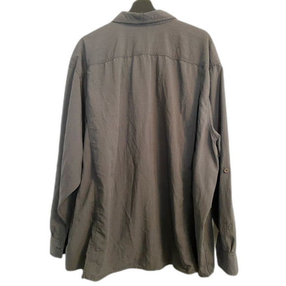 Ridgecut Toughwear 3XL Button Up Men's Shirt, Gray, Outdoorsy Athletic UB-38 - Picture 5 of 9